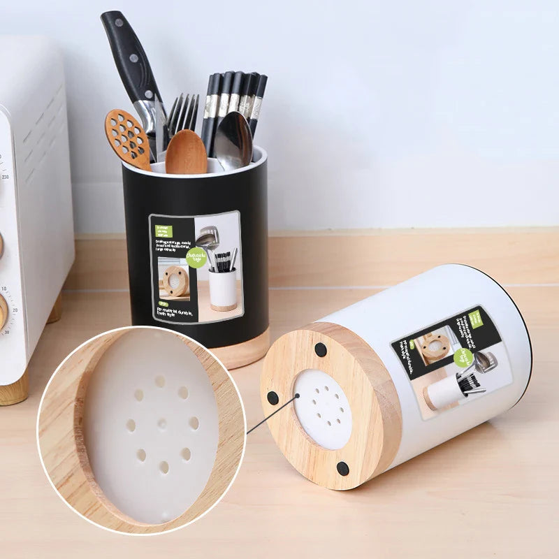 Kitchen 360° Rotatable Utensil Spoon Holder