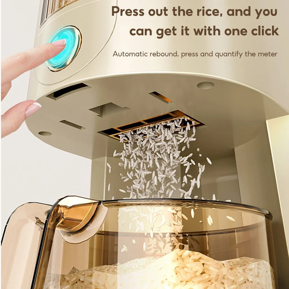Dry Food Rice Storage Dispenser Box
