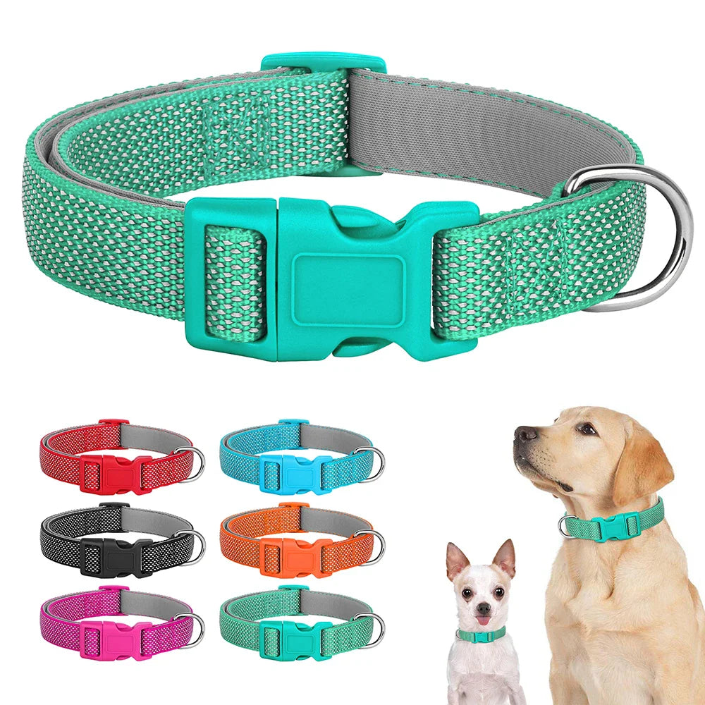 Dog Durable Reflective Nylon Collar