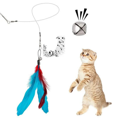 Cat Replacement Feather Toy Set
