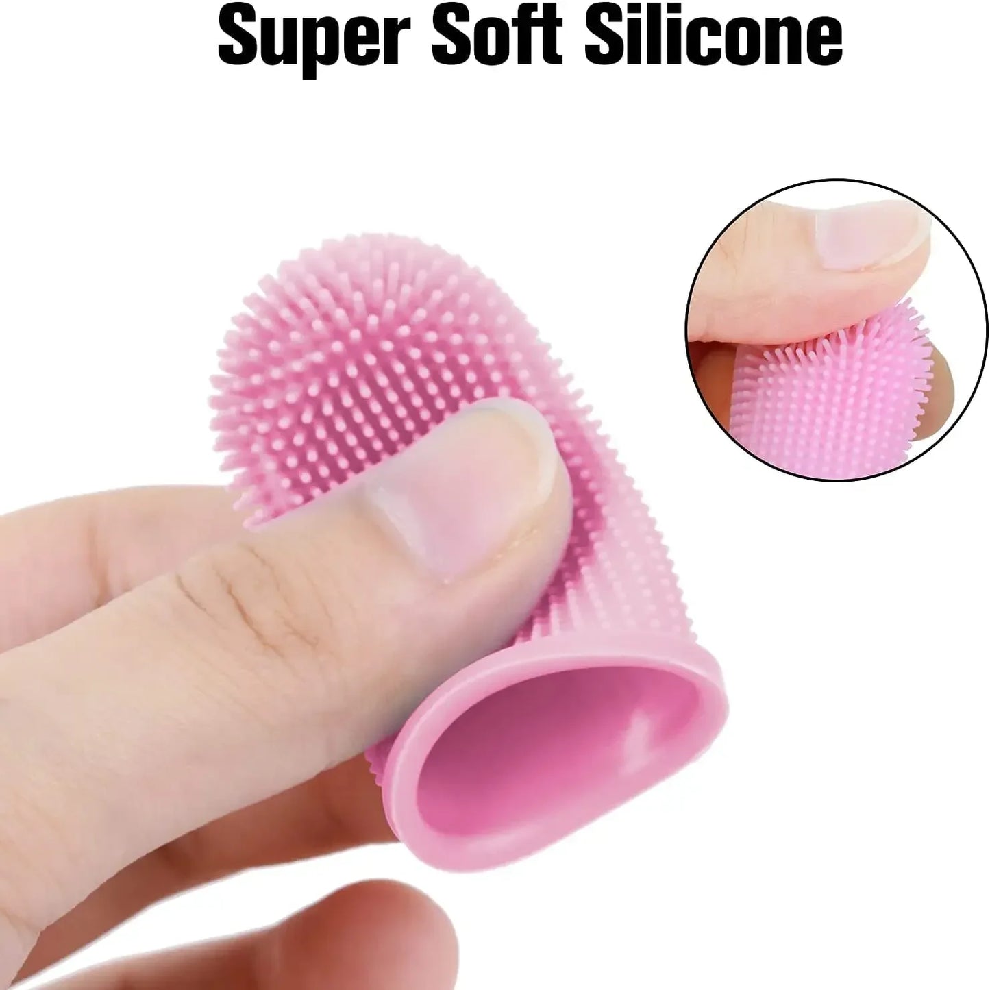 1PC Dog Super Soft Pet Finger Toothbrush