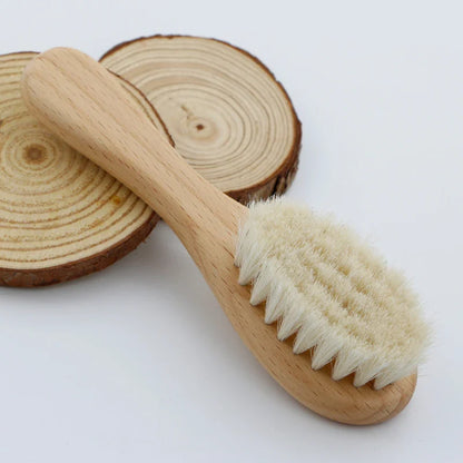 Baby Soft Wood  Hair Brush