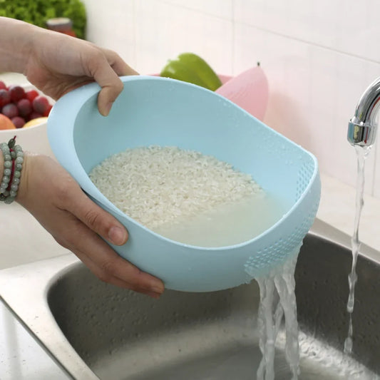 Rice Sieve Colander Washing Filter Basket
