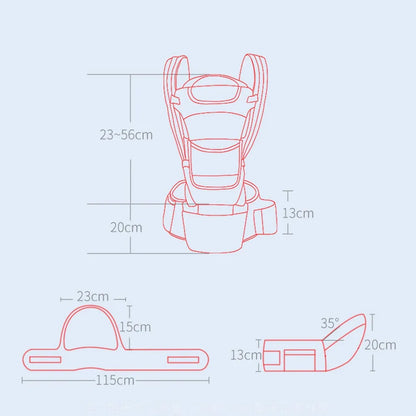 Baby Facing Ergonomic Travel Hipseat