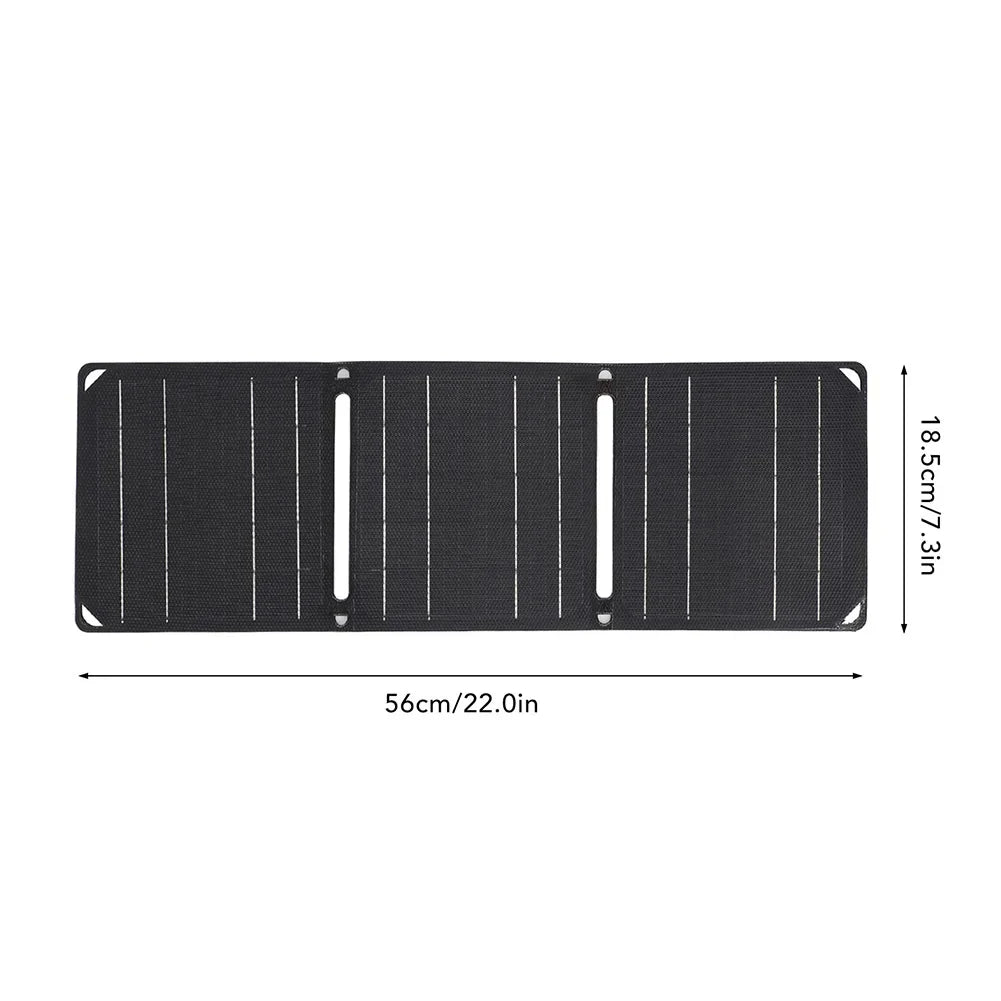 Camping Hiking Solar Charging USB Battery