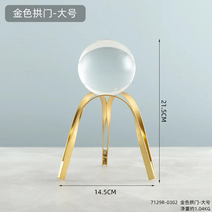 Nordic Light Luxury Crystal Ball Ornaments