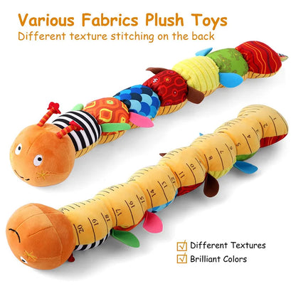 Baby Rattle Musical Caterpillar Soft Toy