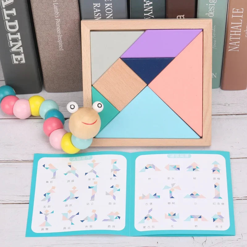 Baby Wooden Colorful  Educational Toy