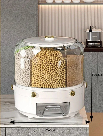 Kitchen 360 Degree Rotating Storage Box