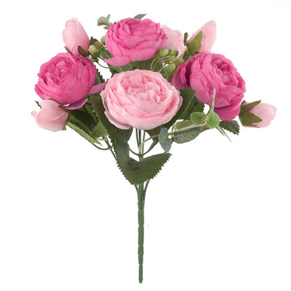 Fake Roses Silk Peony Artificial Flowers Cheap