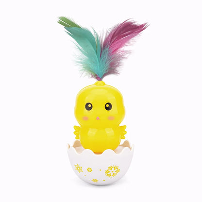 Cat Interactive Feather Rolling Toy