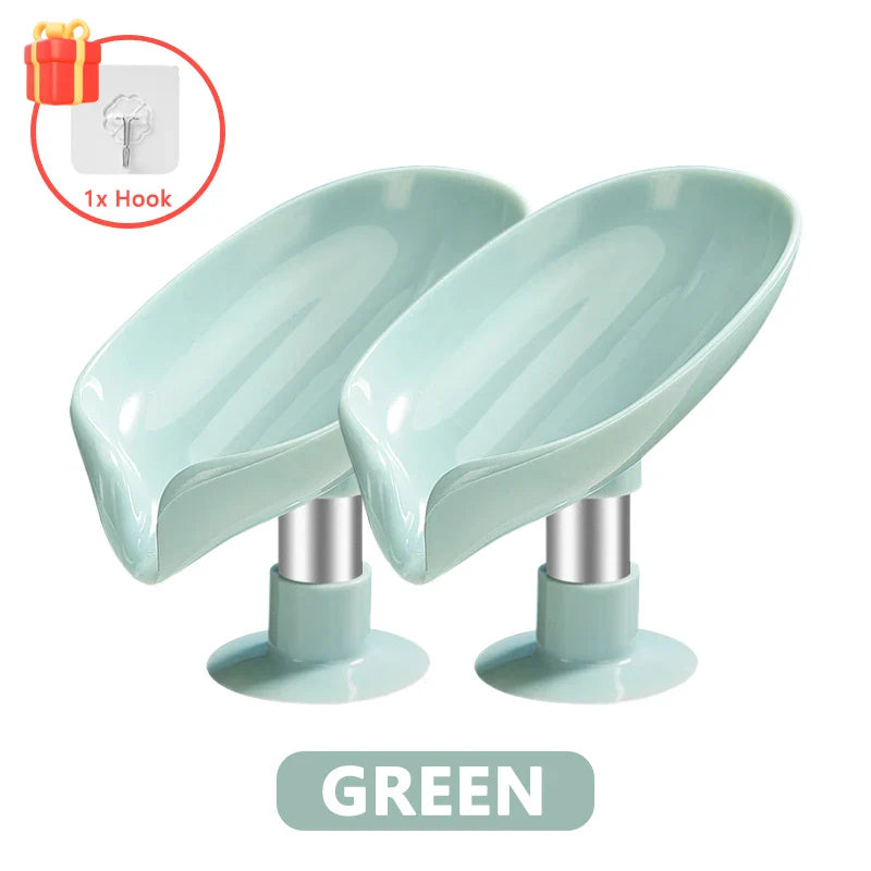 Drain Water Leaf Shape Soap Box