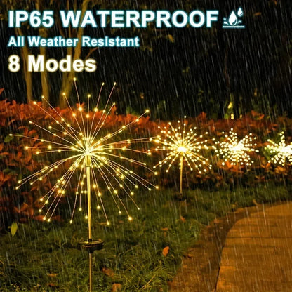 Outdoor Waterproof Solar Firework Light