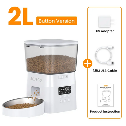 Pet Button Version Auto Automatic Feeder