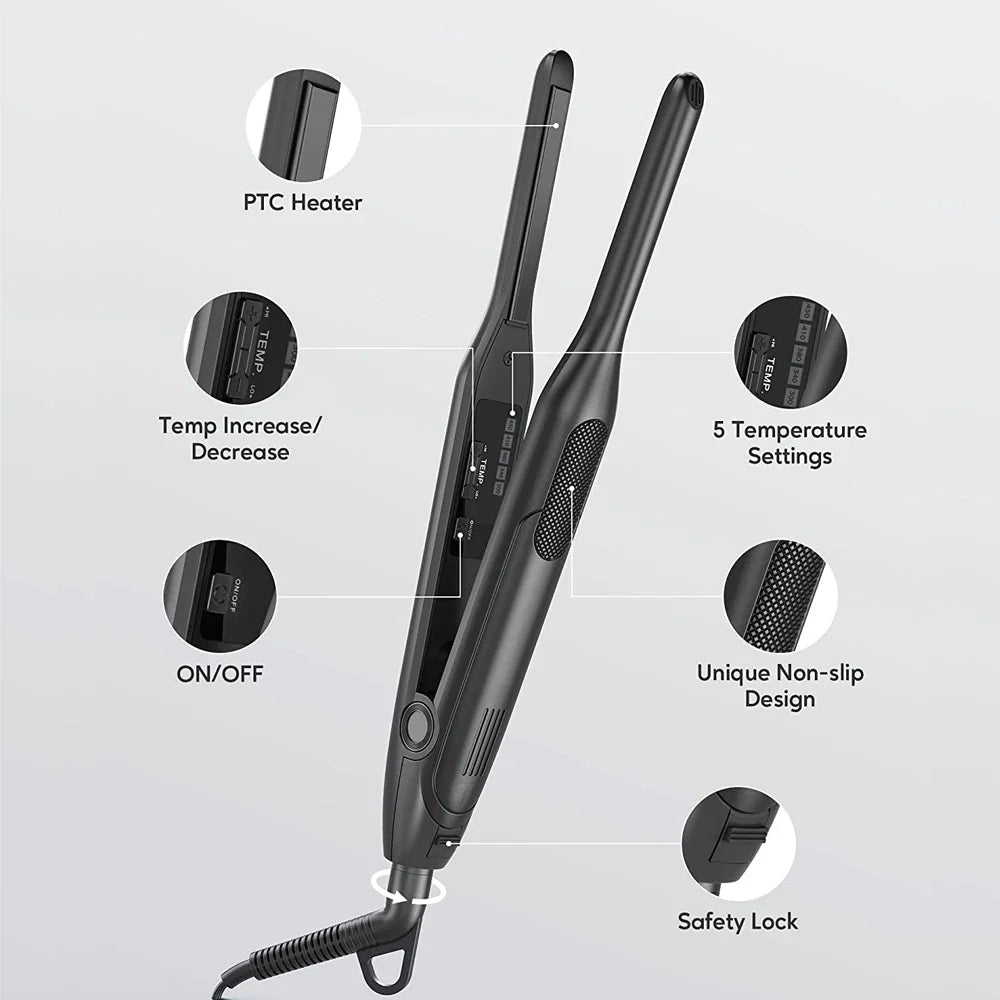 Professional Hair Straightener Curler Iron