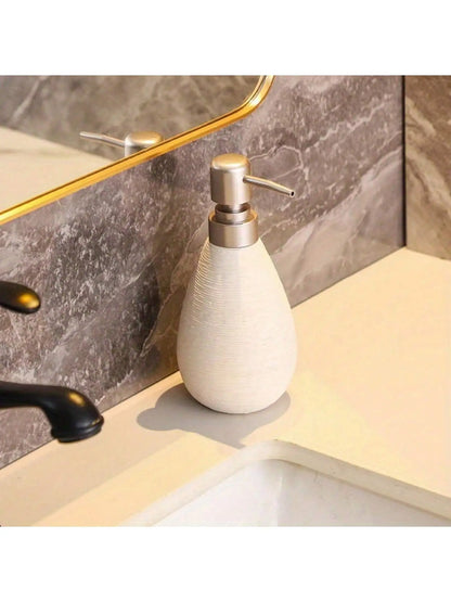 Retro Style Ceramic Push-Type Soap Dispenser