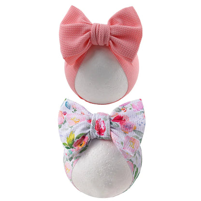 Baby Lepoard Flower Pirnt Bullet Headband