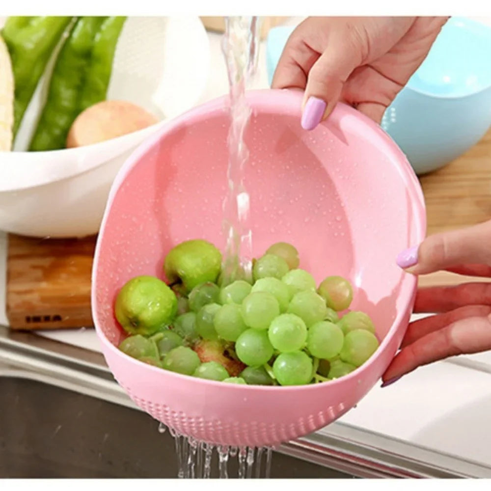 Rice Sieve Colander Washing Filter Basket