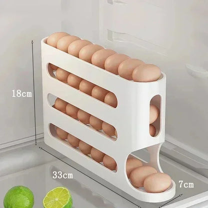 Ladder Style 2-4-layer Slide Egg Storage Box