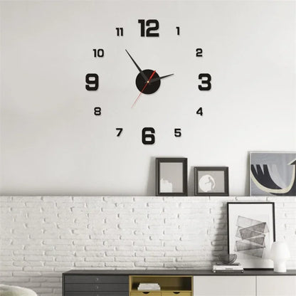 3D Luminous DIY Digital Clock Wall Sticker