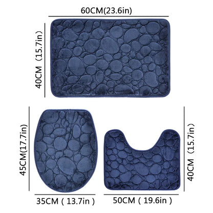 Bathroom Water-absorbig Non-slip Floor Mat