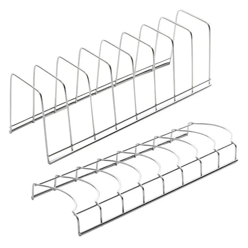 Kitchen Stainless Steel Bowl Dish Organizer