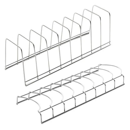 Kitchen Stainless Steel Bowl Dish Organizer
