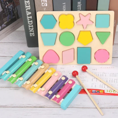 Baby Wooden Colorful  Educational Toy