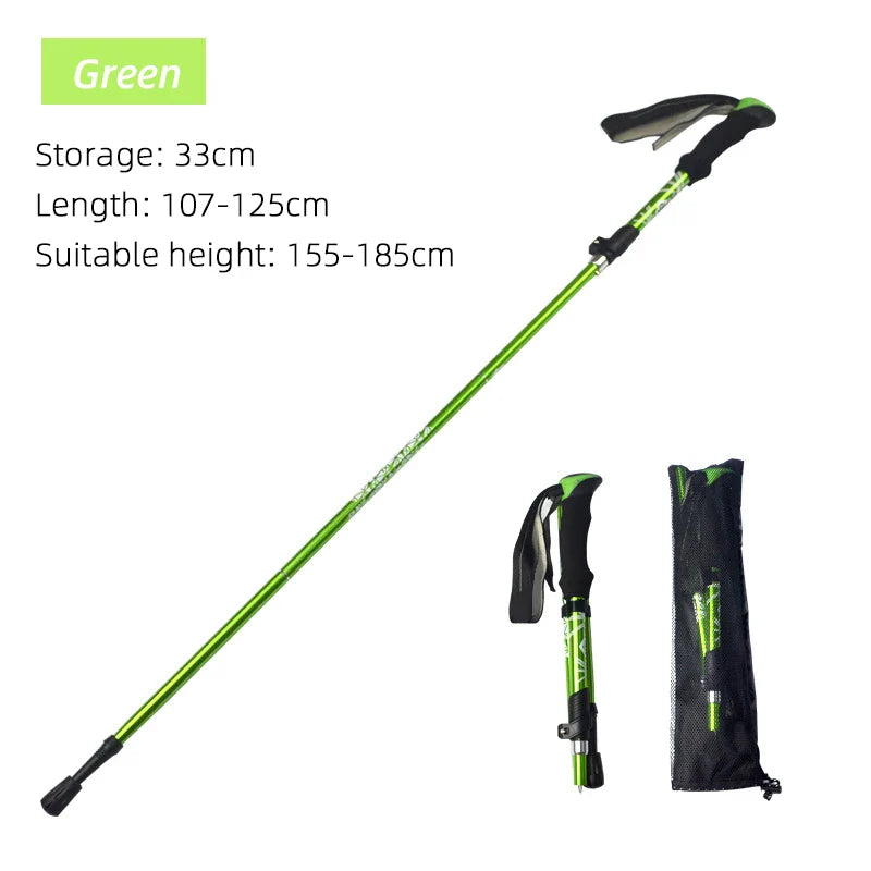 Outdoor Portable Fold Walking Hiking Stick
