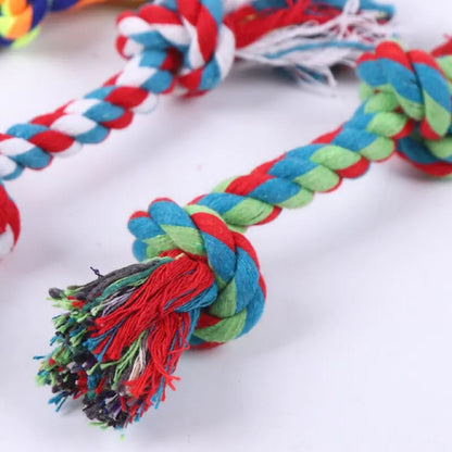 Dog Molar Bite-resistant Cotton Rope Toy