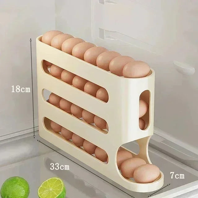 Ladder Style 2-4-layer Slide Egg Storage Box