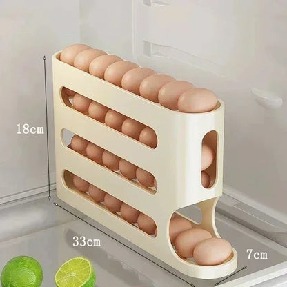 Ladder Style 2-4-layer Slide Egg Storage Box
