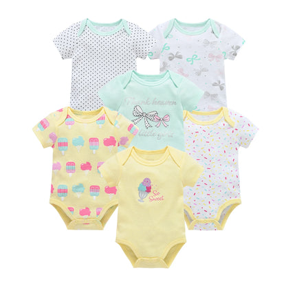 Baby Cotton Short Sleeve Bodysuit