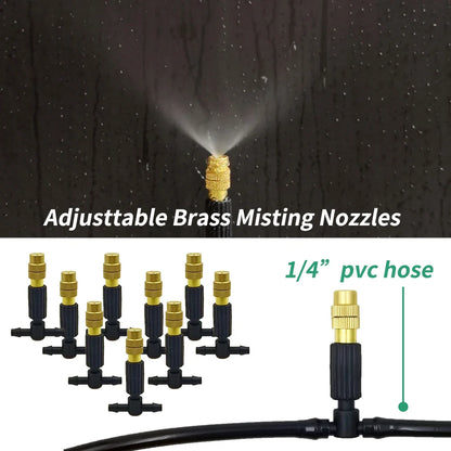 Garden Misting Cooling System Watering Nozzle