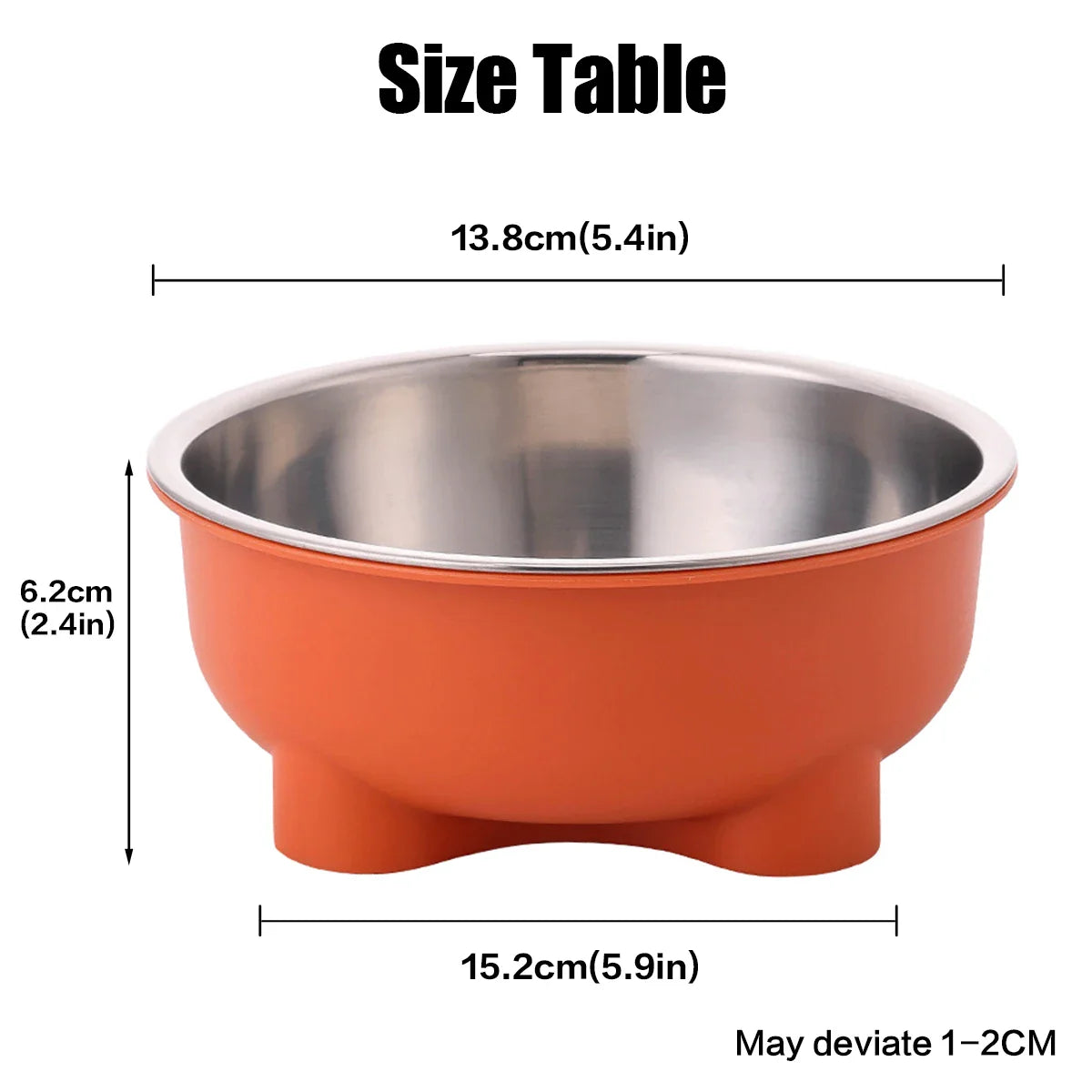 Dog Easy Clean Stainless Steel  Bowl