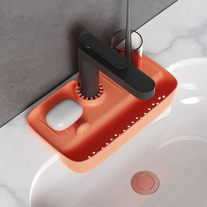 Household Silicone Sink Drain Rack