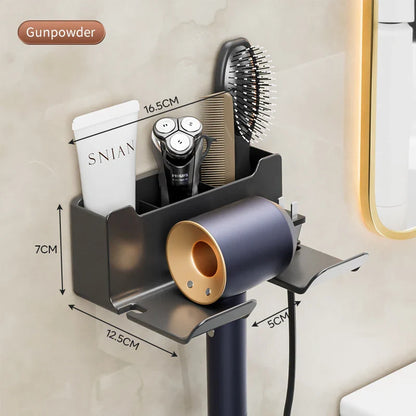 Bathroom Shower Hairdryer Organizer