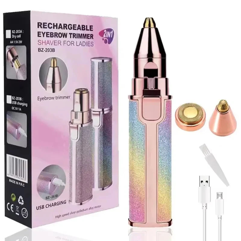 LED Ligh Face Hair Remover Trimmer