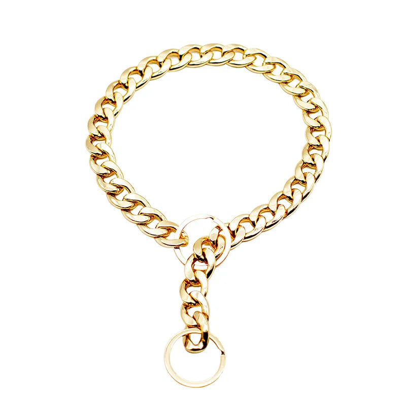 Dog Luxury Chain Metal Training Collar
