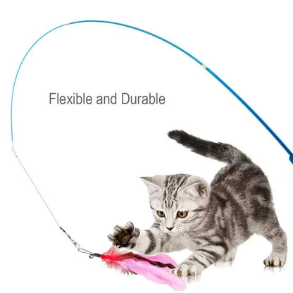 Cat Replacement Feather Toy Set