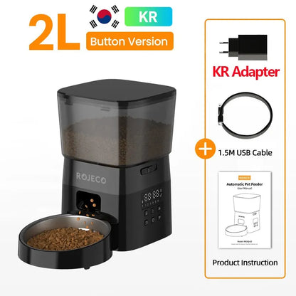 Pet Button Version Auto Automatic Feeder