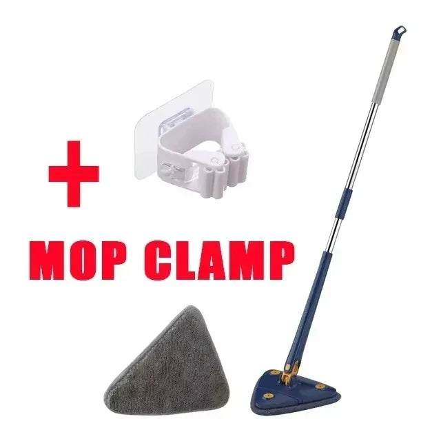 360° Spin Cleaning Rotatable Triangle Mop