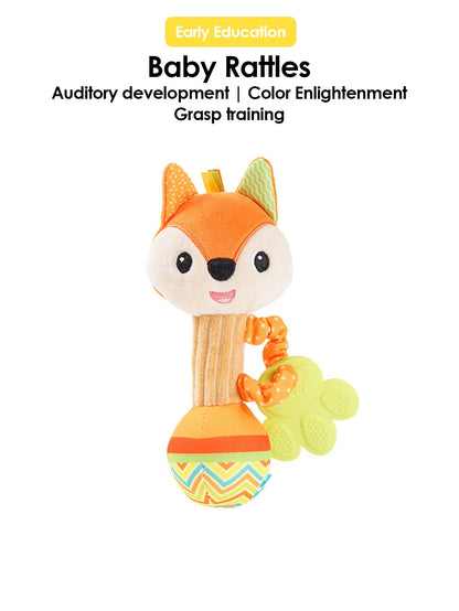 1pcs Baby Interactive Rattle Soothing Toy