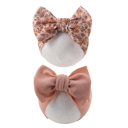 Baby Lepoard Flower Pirnt Bullet Headband