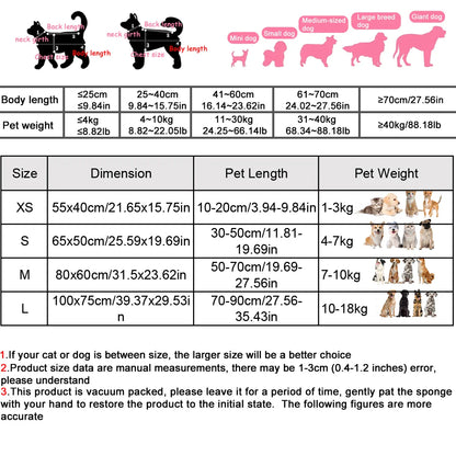 Dog Breathable Spring Summer Cooling Bed