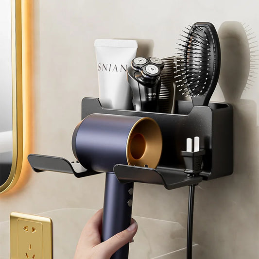 Bathroom Shower Hairdryer Organizer