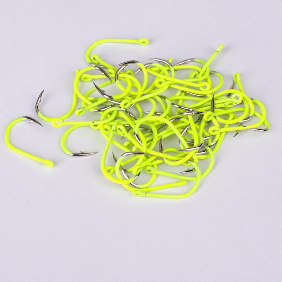 Sharp High-carbon Steel Fishhooks Barbed