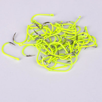 Sharp High-carbon Steel Fishhooks Barbed