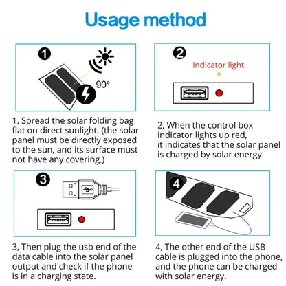 Outdoor Camping Solar Panel Charger