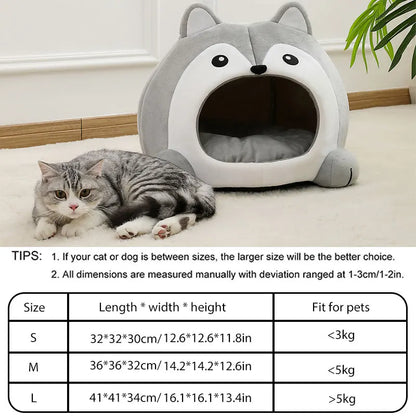 Dog Lounger Cushion Kittens Cave Mat House